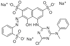 反应艳红K-4BC, 12238-00-5, 结构式