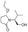 2-Pyrrolidinone,5-ethoxy-1-[1-(hydroxymethyl)-2-methylpropyl]-,[S-(R*,R*)]-(9CI)|