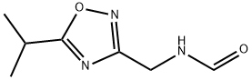 Formamide, N-[[5-(1-methylethyl)-1,2,4-oxadiazol-3-yl]methyl]- (9CI) Structure
