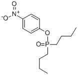 4-ニトロフェニル=ジブチルホスフィナート 化学構造式