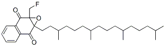 2-(fluoromethyl)-3-(phytyl)-1,4-naphthoquione 2,3-epoxide 结构式