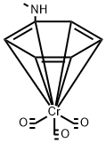 TRICARBONYL(N-METHYLANILINE)CHROMIUM(0) Struktur