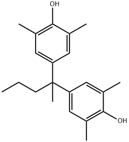4-[1-(4-HYDROXY-3,5-DIMETHYLPHENYL)-1-METHYLBUTYL]-2,6-DIMETHYLPHENOL 结构式