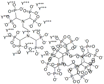 122436-39-9 yttrium ethylenediaminetetra(methylenephosphonic acid)