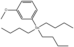 Tributyl(3-methoxyphenyl)stannane Struktur