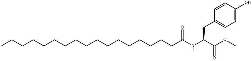 N-stearoyltyrosine methyl ester 结构式