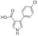 4-(4-CHLORO-PHENYL)-1H-PYRROLE-3-CARBOXYLIC ACID Structure