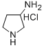 3-氨基吡咯烷盐酸盐 结构式