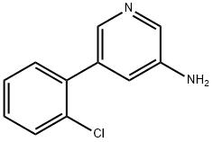 5-(2-氯苯基)吡啶-3-胺, 1224740-82-2, 结构式