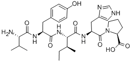 ANGIOTENSIN I/II (3-7) 化学構造式