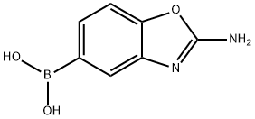2-氨基苯并[D]噁唑-5-基硼酸盐酸盐, 1224844-65-8, 结构式