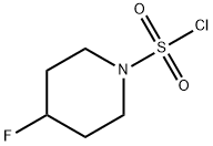 4-Fluoropiperidine-1-sulfonyl chloride Structure