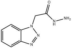 Benzotriazol-1-yl-acetic acid hydrazide Structure