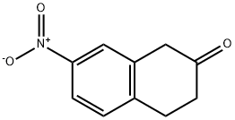 7-硝基-3,4-二氢-1H-2-萘酮,122520-12-1,结构式