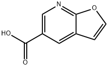 FURO[2,3-B]PYRIDINE-5-CARBOXYLIC ACID 化学構造式