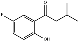 1-Butanone, 1-(5-fluoro-2-hydroxyphenyl)-3-Methyl- 结构式