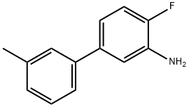 4-氟-3'-甲基-[1,1'-联苯]-3-胺,1225523-99-8,结构式