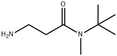 3-氨基-N-(叔丁基)-N-甲基丙酰胺 结构式
