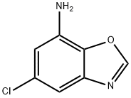 5-氯苯并[D]恶唑-7-胺, 1225672-06-9, 结构式