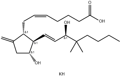 9-DEOXY-9-METHYLENE-16,16-DIMETHYL PROSTAGLANDIN E2, POTASSIUM SALT Structure