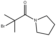 2-Bromo-2-methyl-1-(pyrrolidin-1-yl)propan-1-one,1225773-74-9,结构式