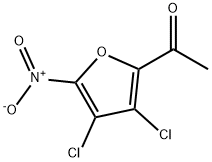 Ethanone, 1-(3,4-dichloro-5-nitro-2-furanyl)- Struktur