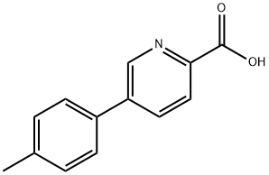 5-(4-メチルフェニル)ピコリン酸 化学構造式
