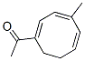 Ethanone, 1-(4-methyl-1,3,5-cyclooctatrien-1-yl)- (9CI) Structure