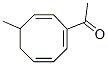 Ethanone, 1-(6-methyl-1,3,7-cyclooctatrien-1-yl)- (9CI) Structure