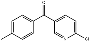 2-氯-5-(4-甲基苯甲酰基)吡啶, 122601-80-3, 结构式