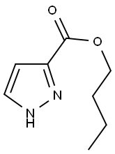 1H-Pyrazole-3-carboxylicacid,butylester(9CI) Struktur