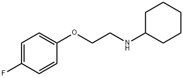 N-(2-(4-fluorophenoxy)ethyl)cyclohexanamine 结构式