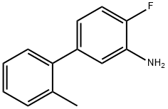 4-氟-2'-甲基-[1,1'-联苯]-3-胺,1226182-92-8,结构式