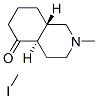 octahydro-2-methyl-trans-5(1H)-isoquinolone methiodide,122629-20-3,结构式