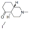 octahydro-2-methyl-trans-5(1H)-isoquinolone methiodide 结构式