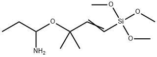 3-(1-AMINOPROPOXY)-3.3-DIMETHYL-1-PROPENYLTRIMETHOXYSILANE Struktur