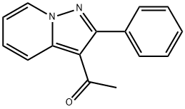 1-(2-Phenylpyrazolo[1,5-a]pyridin-3-yl)-1-ethanone 结构式