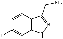 (6-氟-1H-吲唑-3-基)甲胺, 1226442-91-6, 结构式