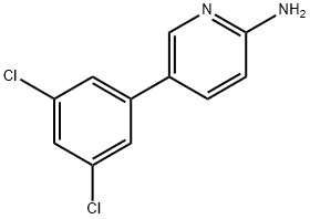 5-(3,5-Dichlorophenyl)pyridin-2-aMine Structure