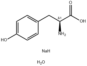 L-チロシン二ナトリウム水和物 化学構造式