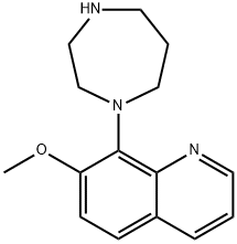 8-(1,4-DIAZEPAN-1-YL)-7-METHOXYQUINOLINE,1226694-16-1,结构式