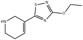 Pyridine, 3-(3-ethoxy-1,2,4-thiadiazol-5-yl)-1,2,5,6-tetrahydro- (9CI)|