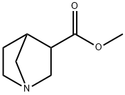 1-Azabicyclo[2.2.1]heptane-3-carboxylic acid, Methyl ester,122684-38-2,结构式