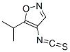 Isoxazole, 4-isothiocyanato-5-(1-methylethyl)- (9CI) 化学構造式