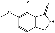 1H-Isoindol-1-one, 7-broMo-2,3-dihydro-6-Methoxy- Struktur