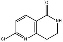 2-CHLORO-7,8-DIHYDRO-1,6-NAPHTHYRIDIN-5(6H)-ONE, 1226898-93-6, 结构式