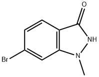 3H-Indazol-3-one,6-broMo-1,2-dihydro-1-Methyl- Structure