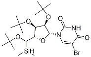 5-BroMo-2',3',5'-tri-O-t-butyldiMethylsilyluridine 结构式