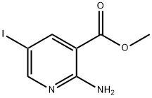 2-AMino-5-iodo-nicotinic acid Methyl ester 结构式