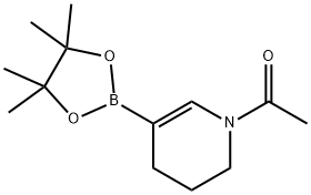 N-acetyl-3,4-dihydropyridine-5-boronic ester Structure